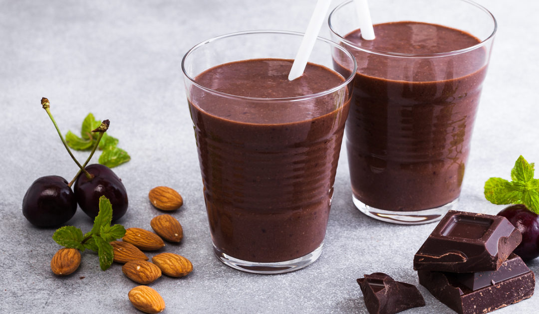 Delicious Choco-Cherry, Muscle Recovery Smoothie